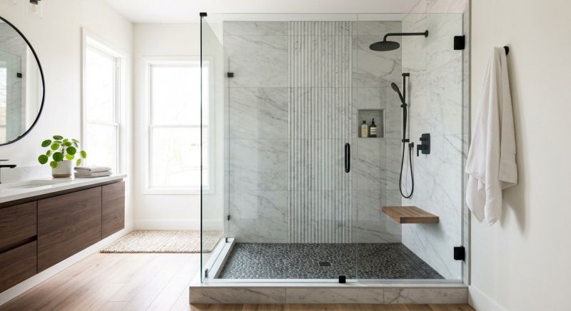 Granite Shower Installation in Framingham, MA
